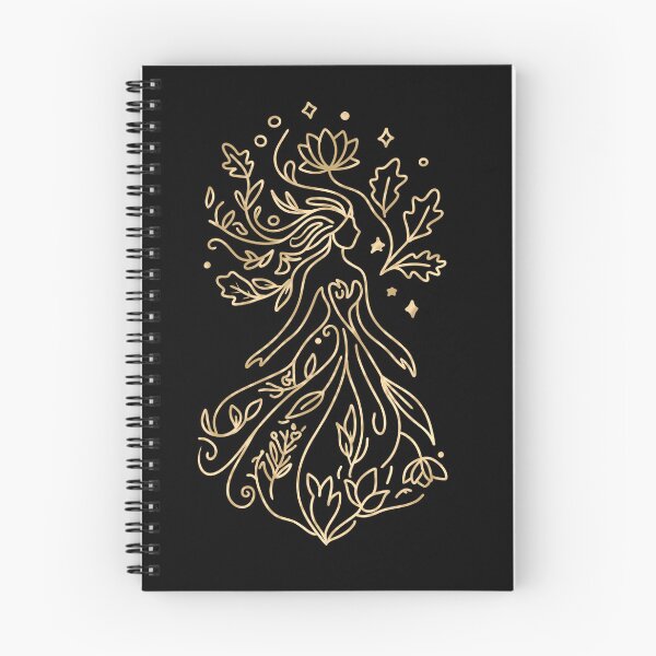 Item preview, Whimsical Flora Maiden - Minimalist Line Art designed and sold by jee532.