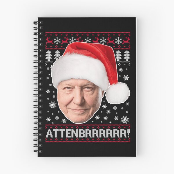 Item preview, David Attenborough Christmas Poster Design Today Graphic Art designed and sold by FredyReinger.