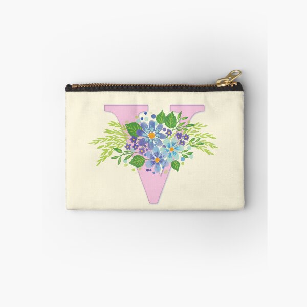 Item preview, Flowery Letter V designed and sold by CharlottePlaceArt.