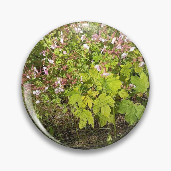 Item preview, Delicate Pink Wildflowers Growing in Natural Garden Meadow designed and sold by PhuongVoArt.
