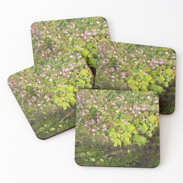 Item preview, Delicate Pink Wildflowers Growing in Natural Garden Meadow designed and sold by PhuongVoArt.