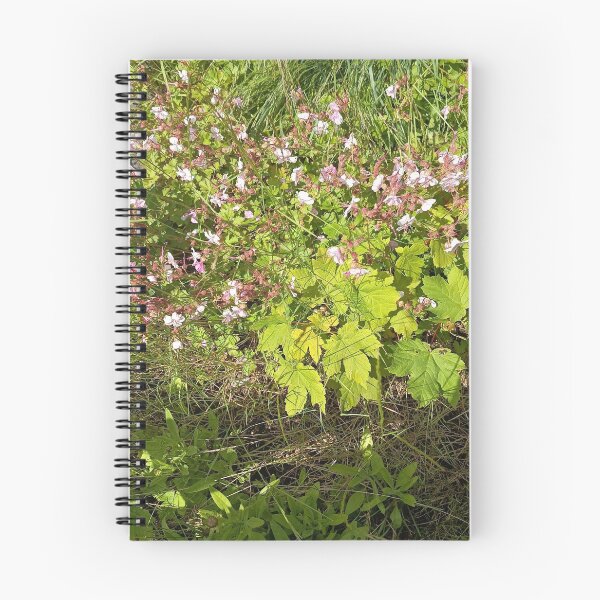 Item preview, Delicate Pink Wildflowers Growing in Natural Garden Meadow designed and sold by PhuongVoArt.