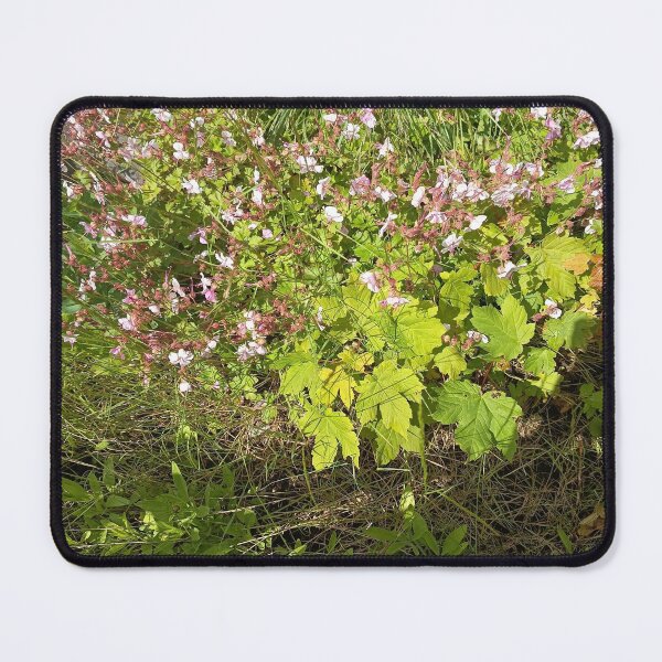 Item preview, Delicate Pink Wildflowers Growing in Natural Garden Meadow designed and sold by PhuongVoArt.
