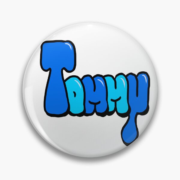 Item preview, Tommy name in Blue Graffiti Bubble Letters typography  designed and sold by Artonmytee.