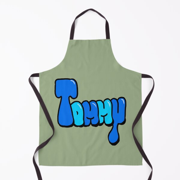 Item preview, Tommy name in Blue Graffiti Bubble Letters typography  designed and sold by Artonmytee.