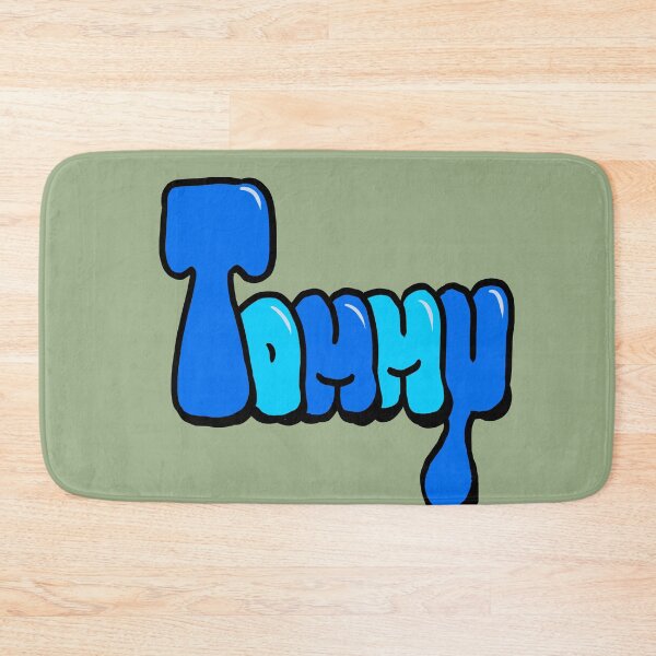 Item preview, Tommy name in Blue Graffiti Bubble Letters typography  designed and sold by Artonmytee.