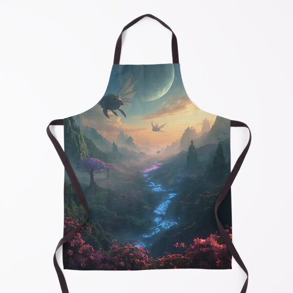 Item preview, Valley of Eternal Flight Fantasy Landscape designed and sold by Luminous Wilds.