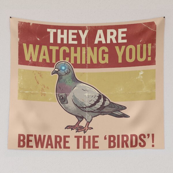 Item preview, Surveillance Pigeon designed and sold by DreamCapsules.