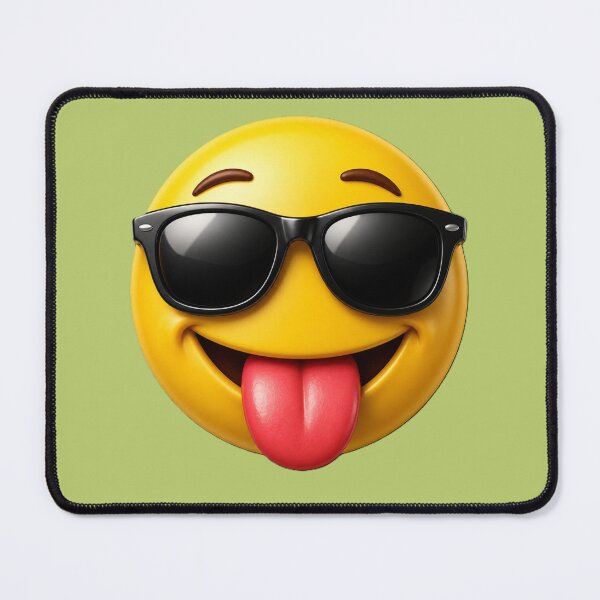 Item preview, Cool Smiley Tongue Out – Funny Emoji Face designed and sold by AstraDrip Studio.