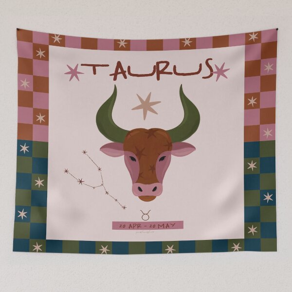 Item preview, Taurus Zodiac – Celestial Astrology Illustration  designed and sold by prikanashiro.