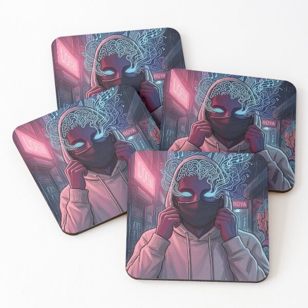 Item preview, ​Underground Melancholic Rap Lo-Fi Anime Character Art designed and sold by Mixceshop.