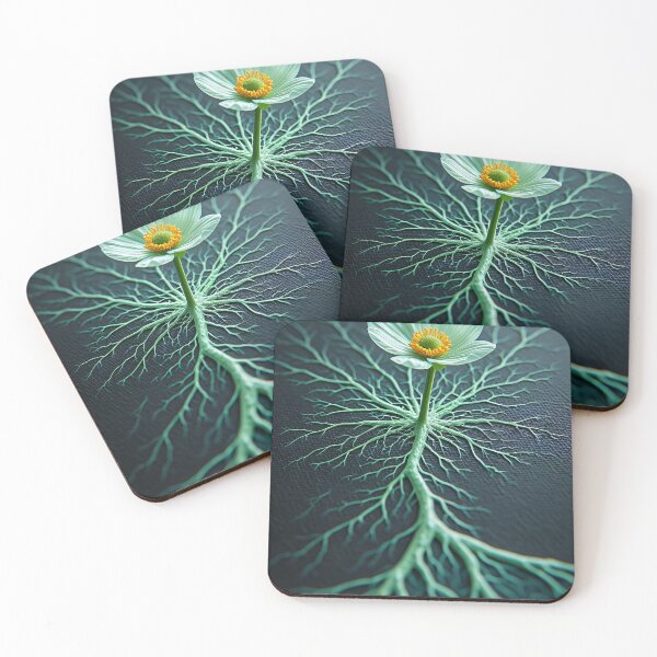 Item preview, The roots of the flower unfold into the darkness. designed and sold by Mianku | Für das Leben.
