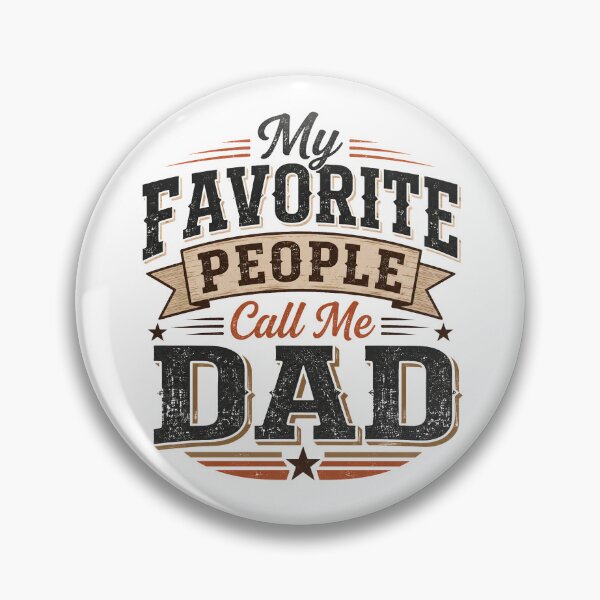 Item preview, My Favorite People Call Me Dad designed and sold by PawsKinStudio.