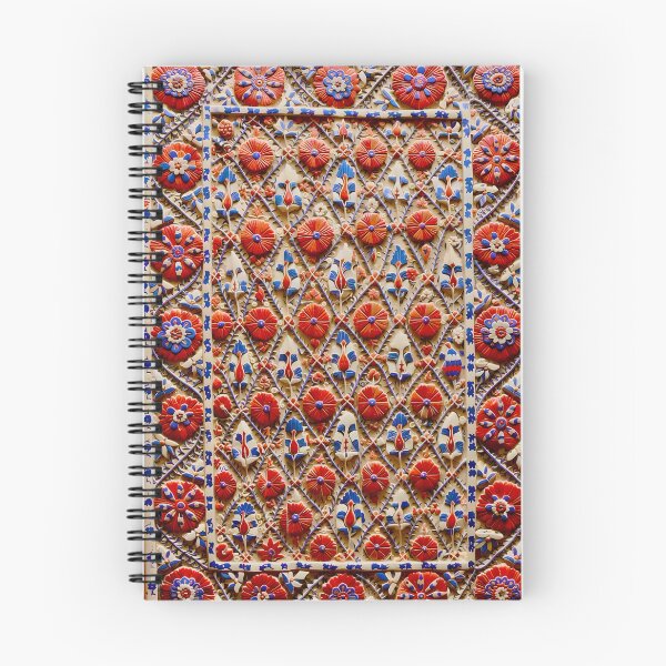 Item preview, Kermina Suzani Uzbekistan Embroidery designed and sold by Vicky Brago-Mitchell®.