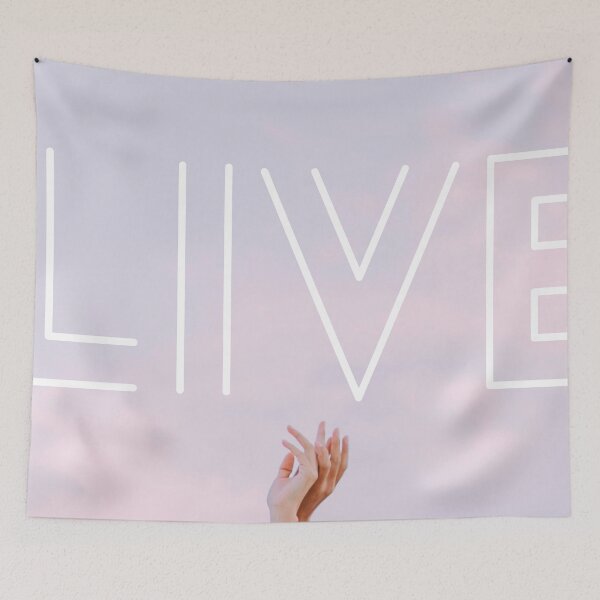 Item preview, Live Large Letters Hands in the Air designed and sold by PinkDreams-.