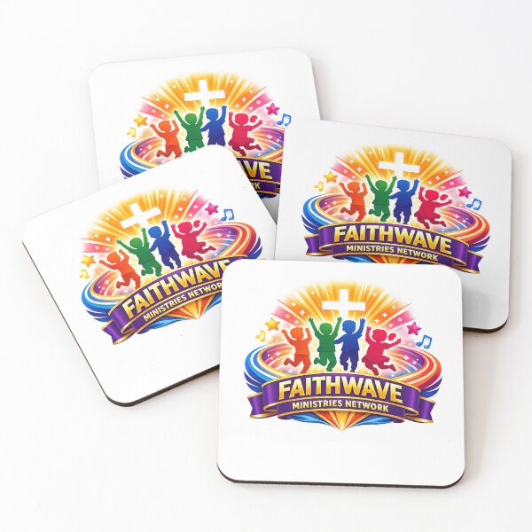 Item preview, Faith Wave Ministries Network – Radiant Worship Emblem designed and sold by MastersDesignNk.