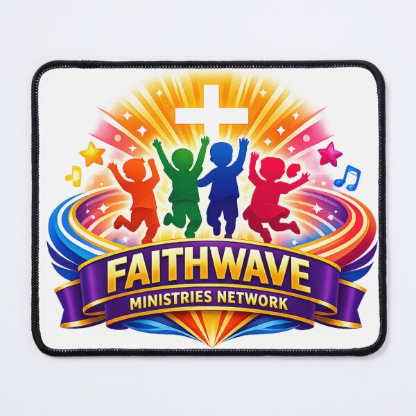 Item preview, Faith Wave Ministries Network – Radiant Worship Emblem designed and sold by MastersDesignNk.