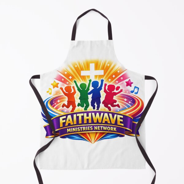Item preview, Faith Wave Ministries Network – Radiant Worship Emblem designed and sold by MastersDesignNk.