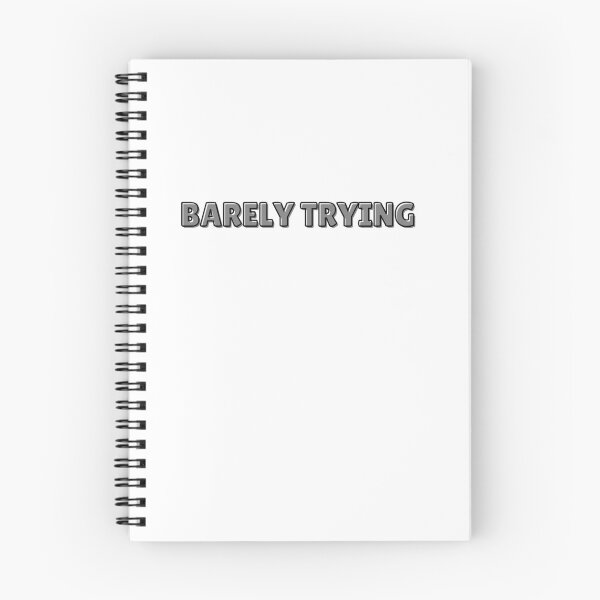 Item preview, BARELY TRYING SARCASTIC LAZY HUMOR MEME  designed and sold by cyclingmania.