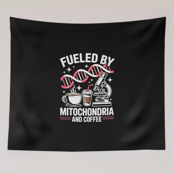 Item preview, Fueled by Mitochondria and Coffee designed and sold by jkrphoto.