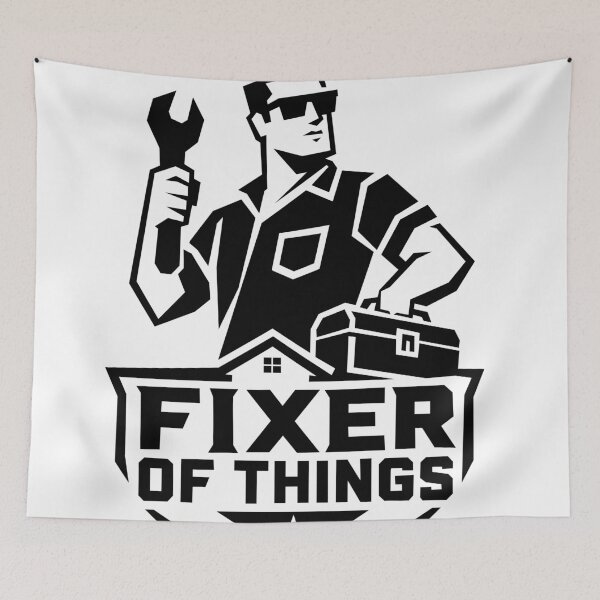 Item preview, Fixer of Things Geometric Handyman Design designed and sold by quibrak.