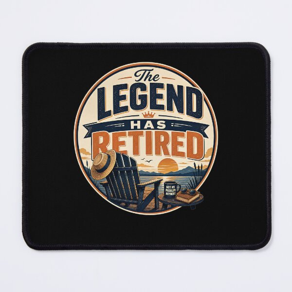 Item preview, The Legend Has Retired designed and sold by FreshPixelArt.
