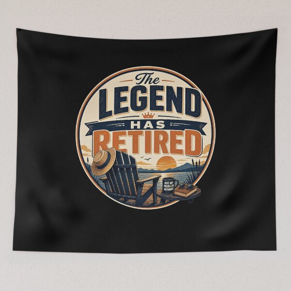 Item preview, The Legend Has Retired designed and sold by FreshPixelArt.