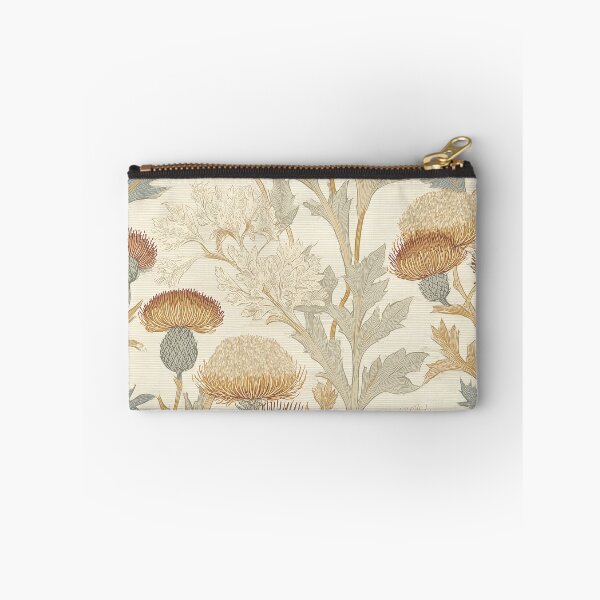 Item preview, Botanical Thistle Print – Terracotta and Gold – Vintage Floral Art designed and sold by BestVarieties.