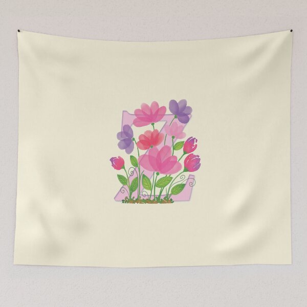 Item preview, Flowery Letter Z designed and sold by CharlottePlaceArt.