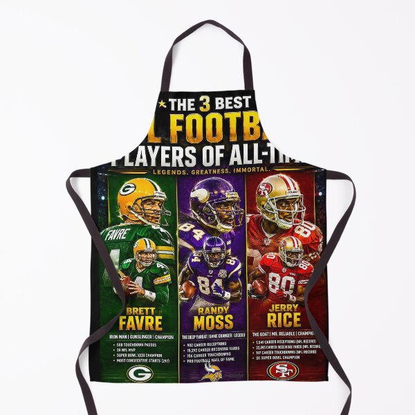 Item preview, Pro Football Legends, Brett Favre, Randy Moss, Jerry Rice, NFL Legends, Football Greats, designed and sold by DBM Photo Art 1.