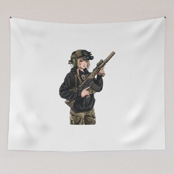 Item preview, Tactical NVG Girl - Night Operations Aesthetic designed and sold by RAWLIFEGRAPHIC.