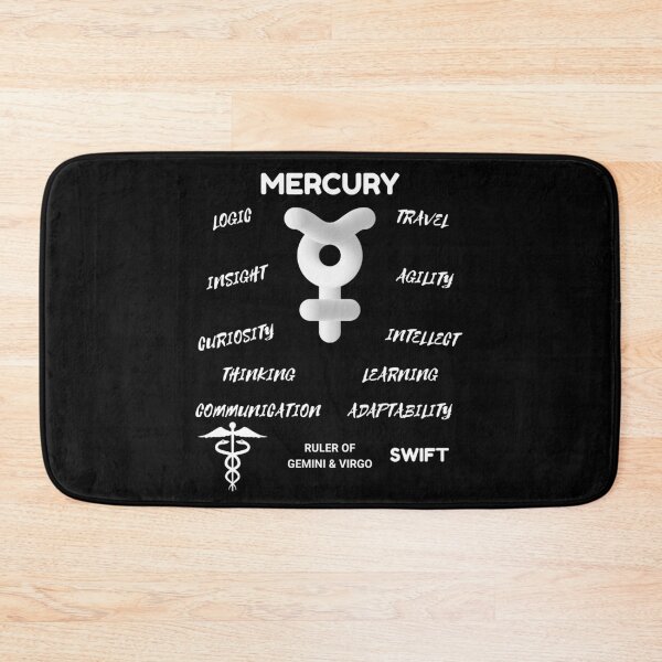 Item preview, Mercury Planet Astrology Symbol Horoscope (Dark Version) designed and sold by ZODIARA.