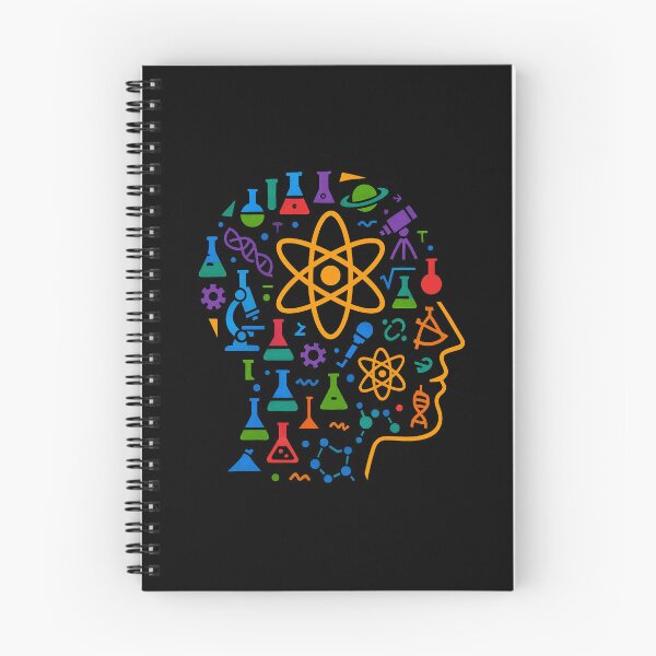 Item preview, STEM Mind Science Icons Abstract Profile Art designed and sold by PlanetEye Designs.