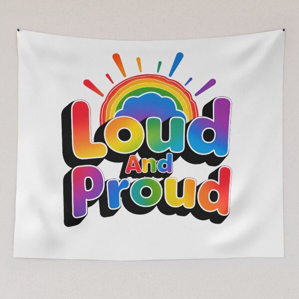 Item preview, Loud and Proud Rainbow Pride Design ? designed and sold by The Sandy Design Store.