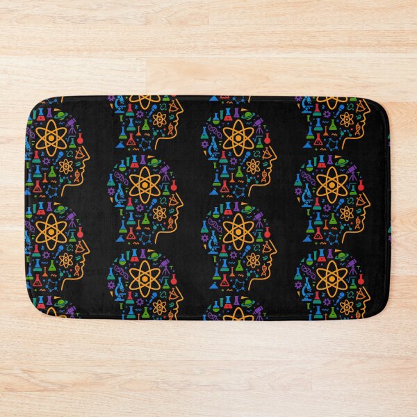 Item preview, STEM Mind Science Icons Abstract Profile Art designed and sold by PlanetEye Designs.