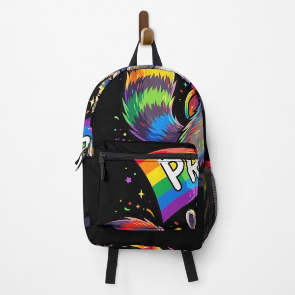 Item preview, PRIDE Raccoon Rainbow Flag LGBTQ+ Support designed and sold by snowry.