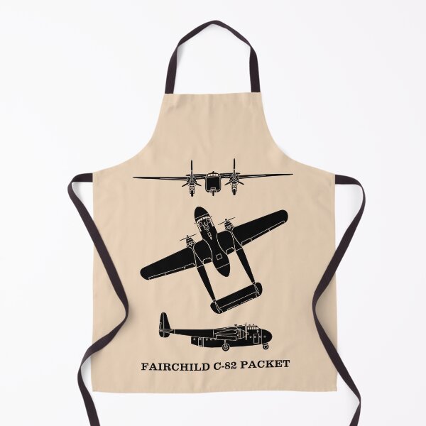Item preview, Fairchild C-82 Packet Cargo Aircraft Silhouette Diagrams designed and sold by MilitaryMart.