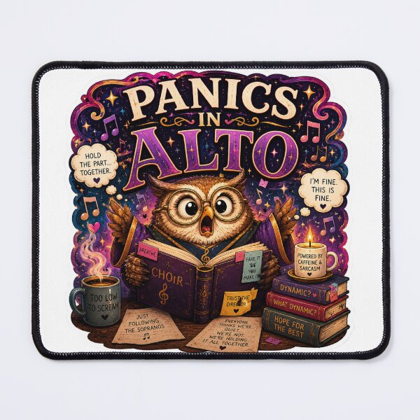 Item preview, The Alto Owl designed and sold by Candlelit Catastrophes.