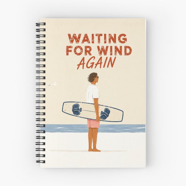 Item preview, Waiting for the Wind Again | Kitesurfing Lifestyle Art designed and sold by Islabonita..