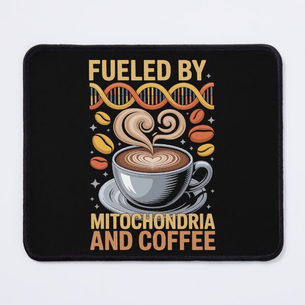 Item preview, Fueled by Mitochondria and Coffee designed and sold by jkrphoto.