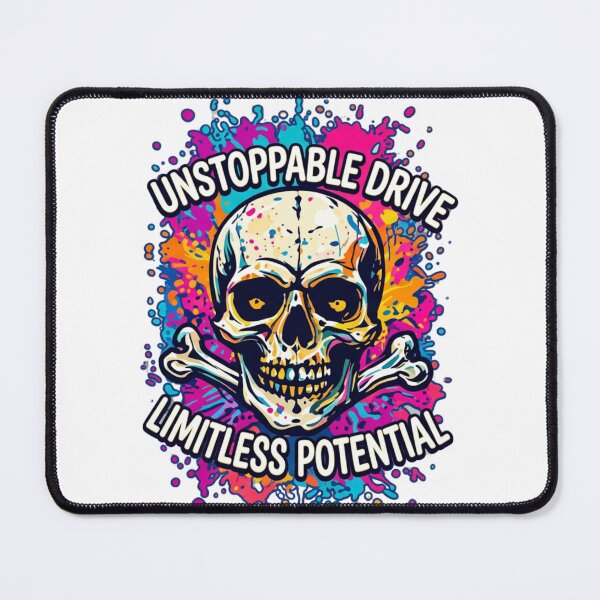 Item preview, ‏Unstoppable Drive Limitless Potential Skull Motivation Graphic T-Shirt designed and sold by eventdesign77.