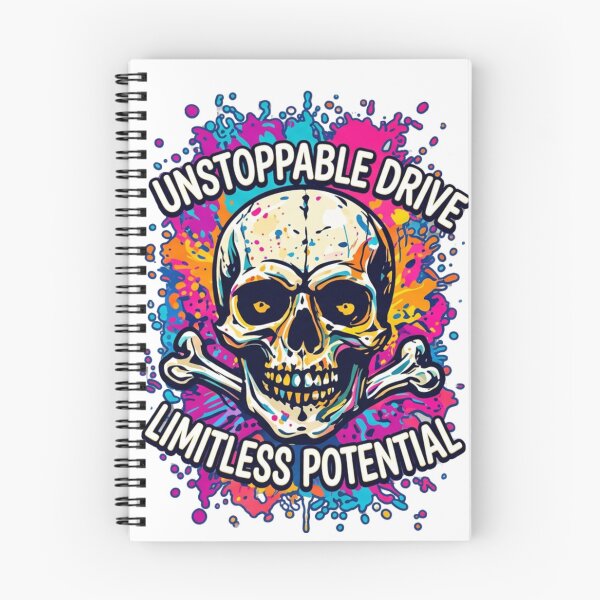 Item preview, ‏Unstoppable Drive Limitless Potential Skull Motivation Graphic T-Shirt designed and sold by eventdesign77.