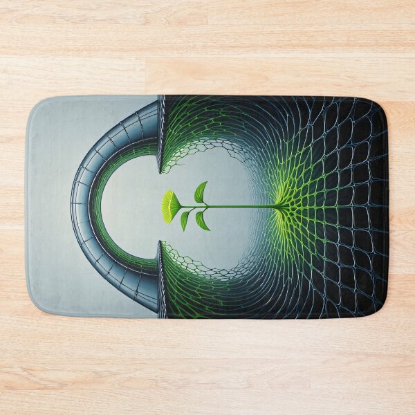Item preview, A green shoot breaks through the darkness. designed and sold by Mianku | Für das Leben.