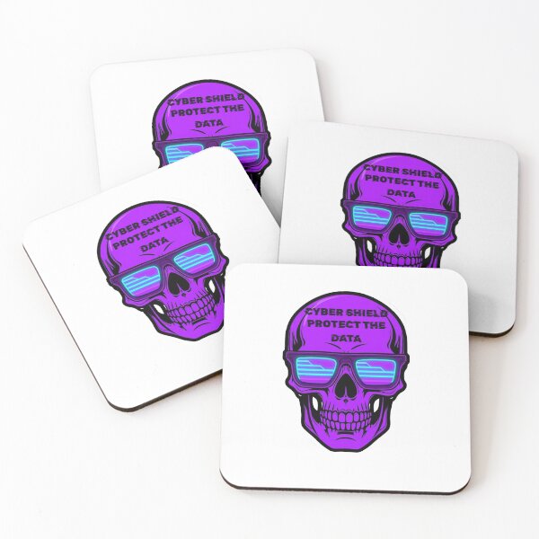 Item preview, Cyberpunk Hacker Skull Cyber Security Gift designed and sold by caffeinepixels.