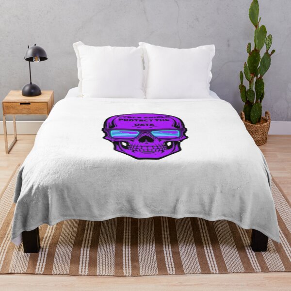 Item preview, Cyberpunk Hacker Skull Cyber Security Gift designed and sold by caffeinepixels.