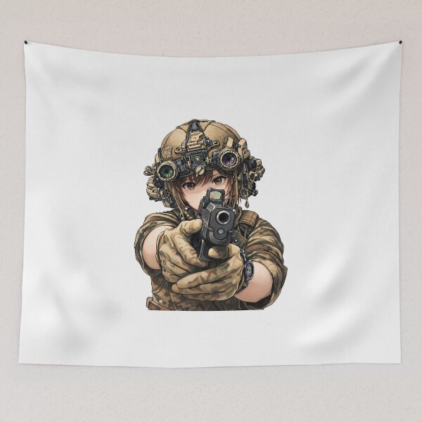 Item preview, Tactical NVG Girl - Night Operations Aesthetic designed and sold by RAWLIFEGRAPHIC.