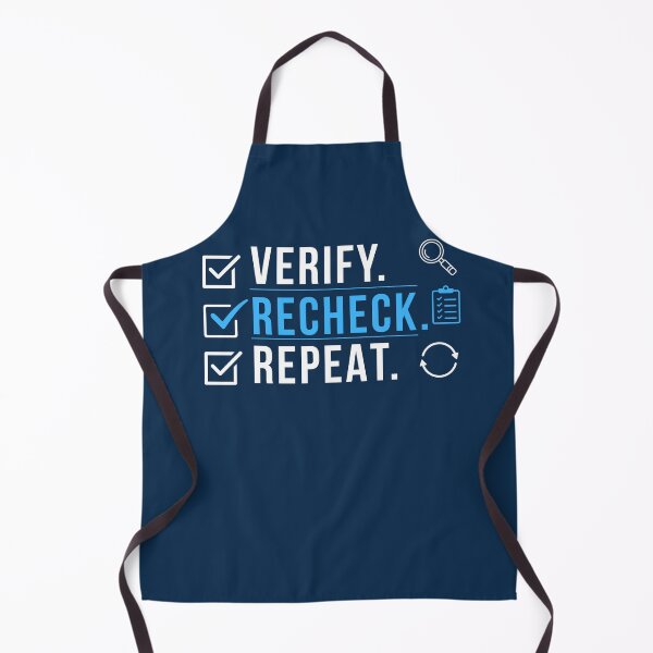 Item preview, Verify. Recheck. Repeat. | Funny CPA Auditor Accounting Design designed and sold by FCA SIR MERCH .
