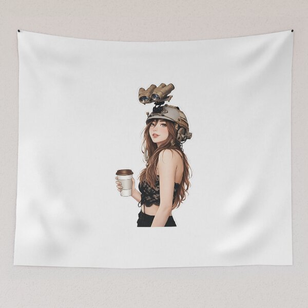 Item preview, Tactical NVG Girl - Night Operations Aesthetic designed and sold by RAWLIFEGRAPHIC.