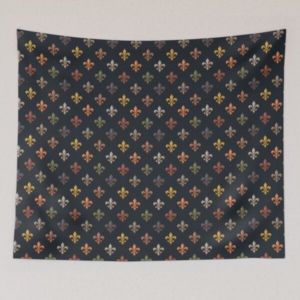Item preview, Autumn Forest Fleur-de-lis Pattern Design  designed and sold by PatternTitan.