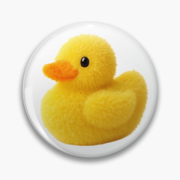 Item preview, Transparent Fluffy Yellow Duck Sticker | Kawaii Duckling Plush Style | Adorable Fuzzy Duck Cartoon Animal designed and sold by Pophands.